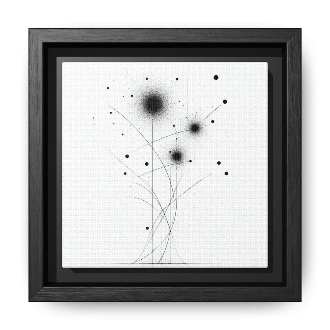 Modern Abstract Minimalist Art Print, Living Room