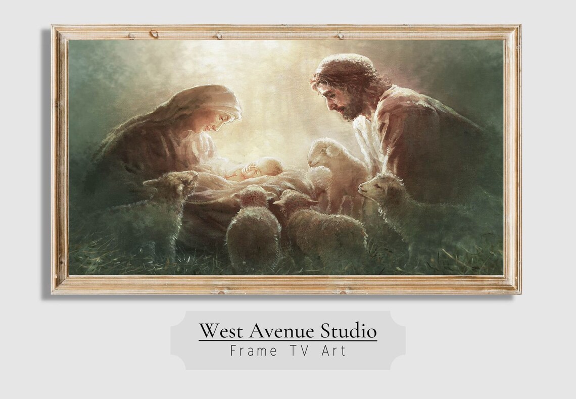 Nativity: Jesus Is The Reason Christmas Art Print - Image 2