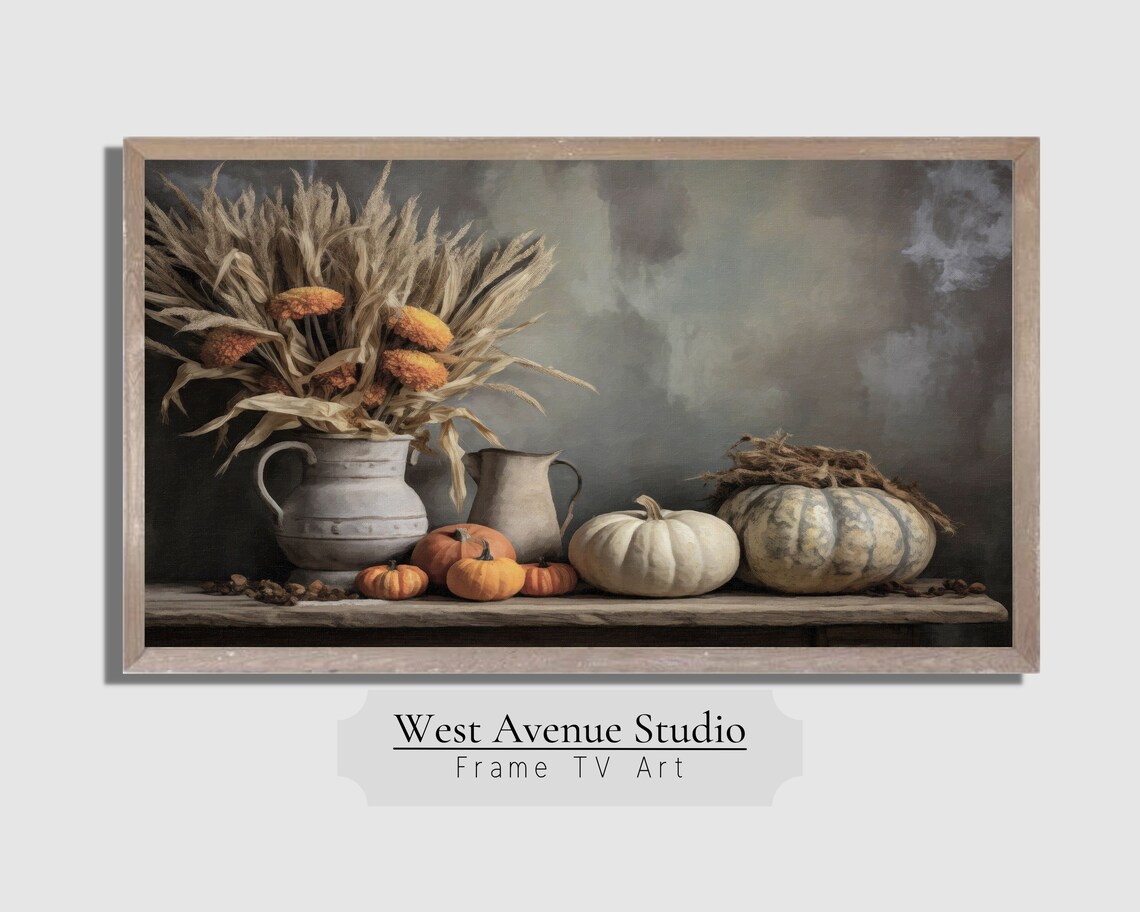 Fall Wheat Field Farmhouse Art, Autumn Decor - Image 4