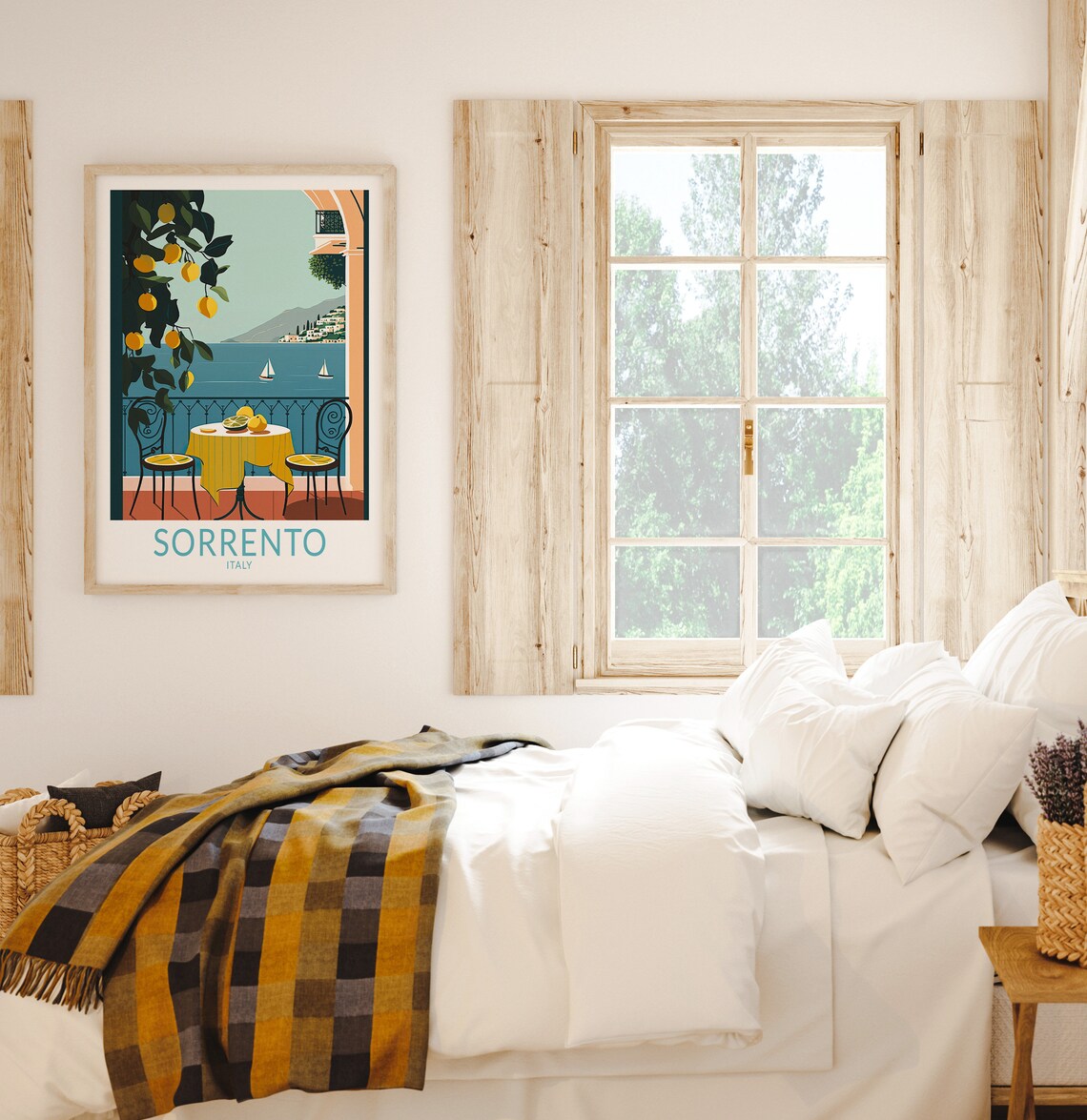 Sorrento Italy Lemons Travel Poster, Europe - Image 2