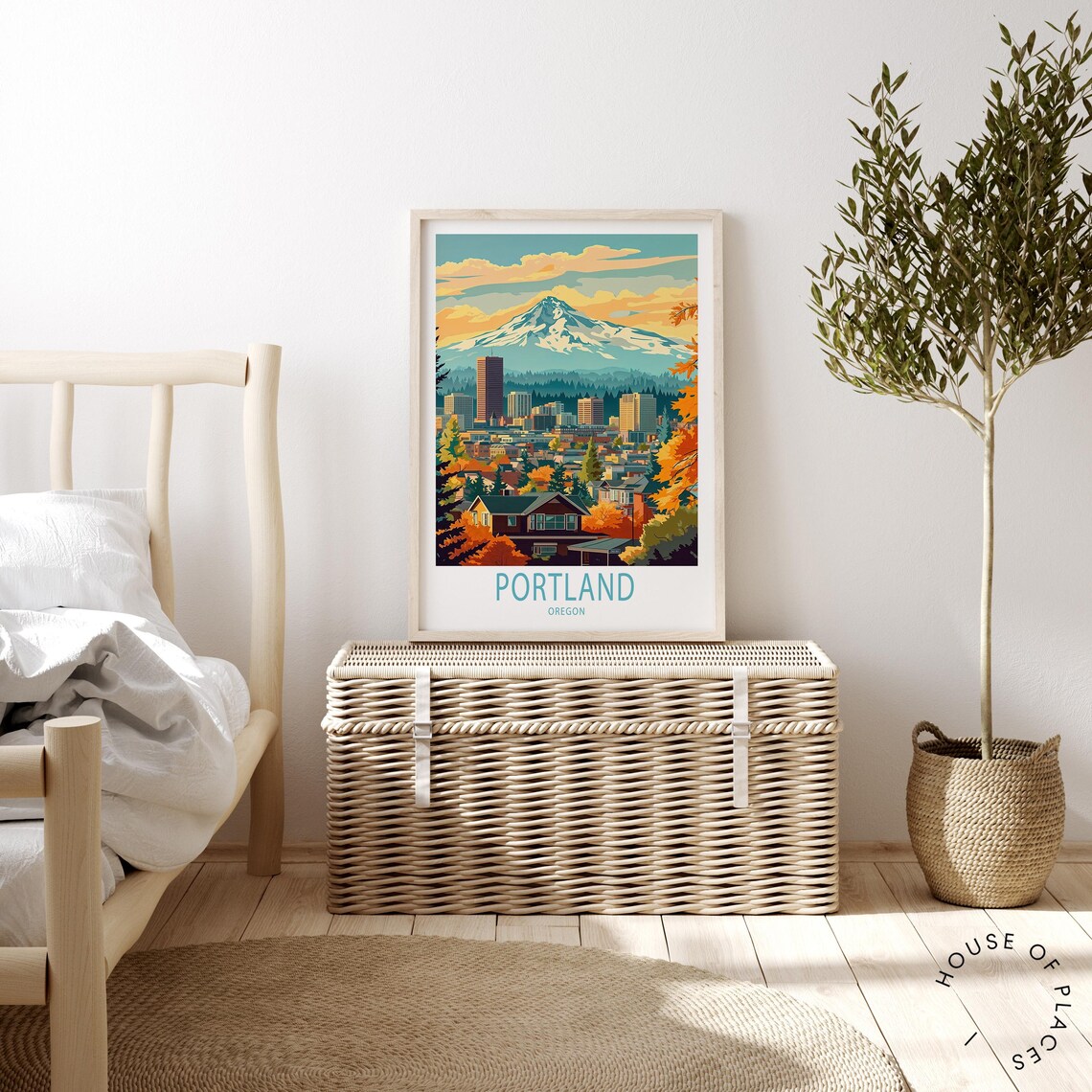 Portland Oregon Travel Poster, Travel Poster - Image 4