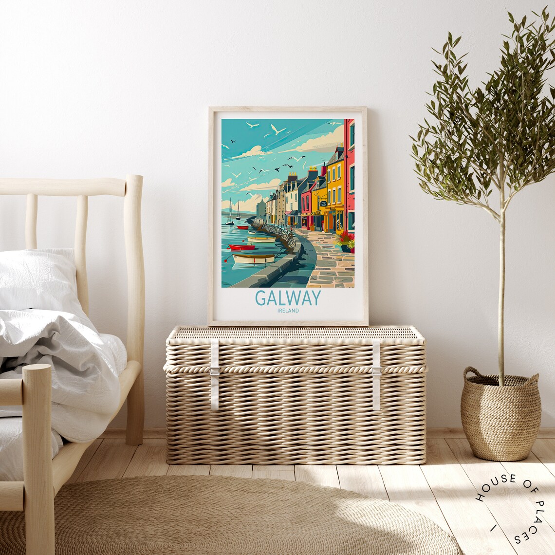 Galway Travel Poster, Ireland City Wall Art - Image 3