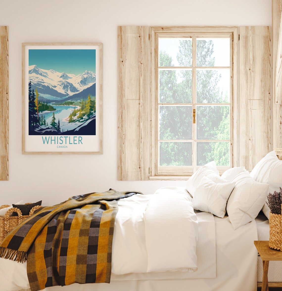 Whistler National Park Travel Poster, Whistler Canada - Image 2