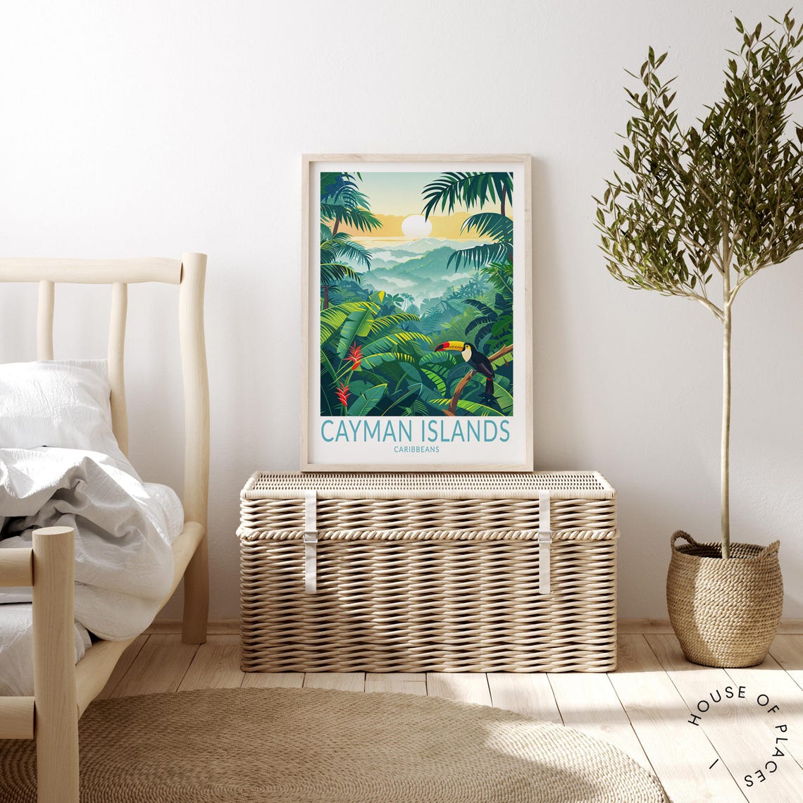 Cayman Islands Travel Poster Caribbeans City Wall Art Cayman Islands Caribbeans Travel Print Birthday Gifts Travel Gifts - Image 4