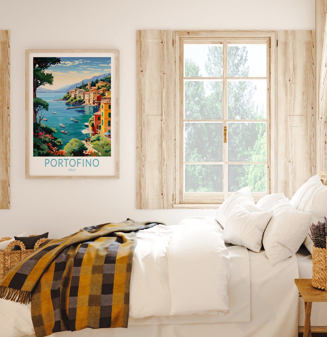 Portofino Italy Travel Poster, Amalfi Coast Wall Decor - Image 2