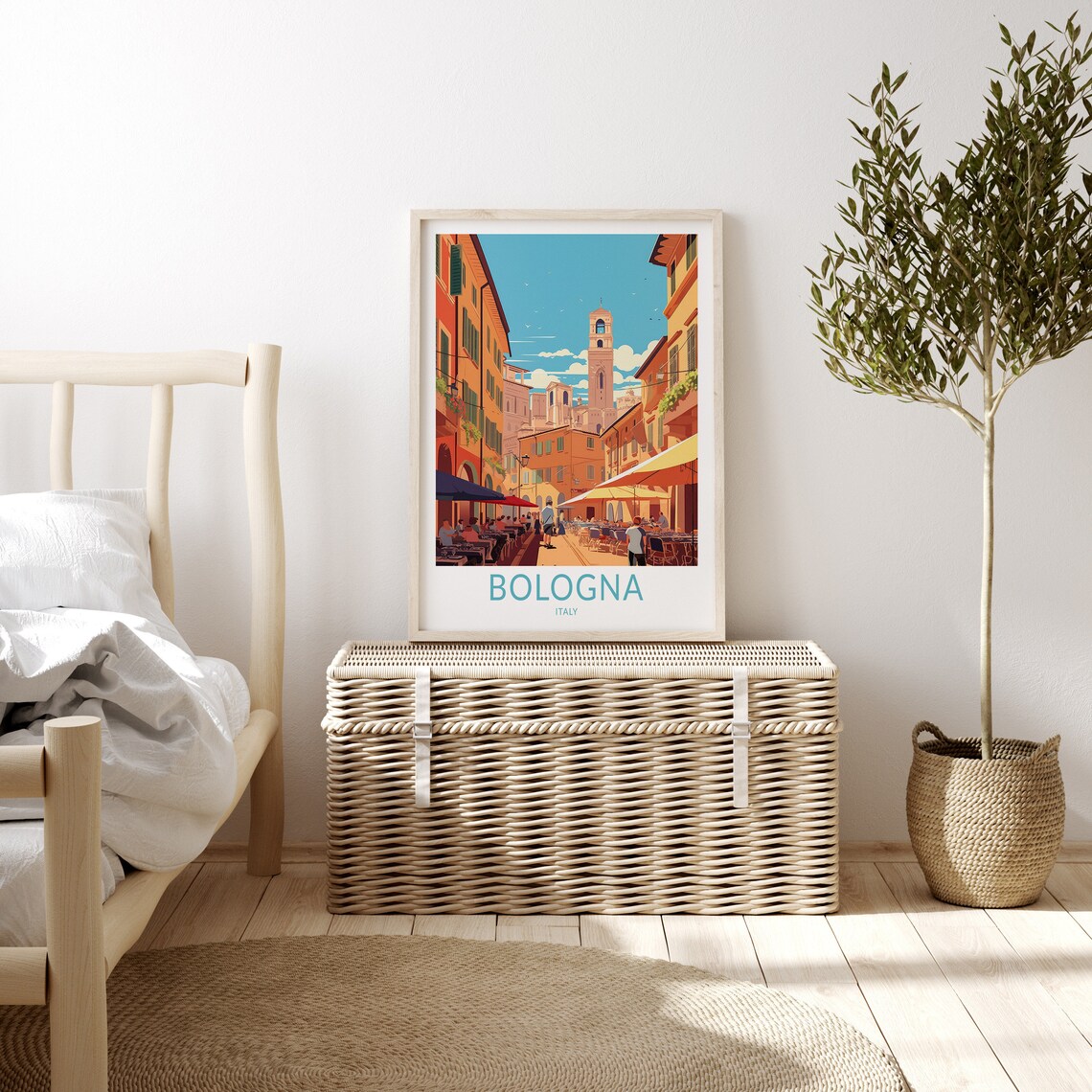 Bologna Travel Poster, Italy Travel Poster - Image 3
