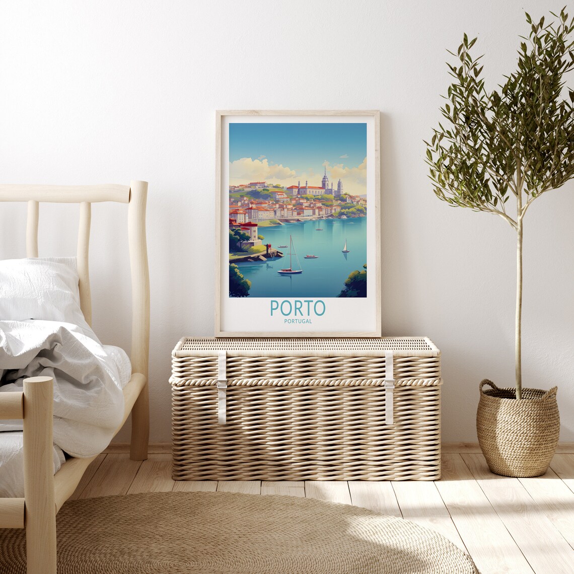 Porto Portugal Travel Poster, Custom Travel Print - Image 3