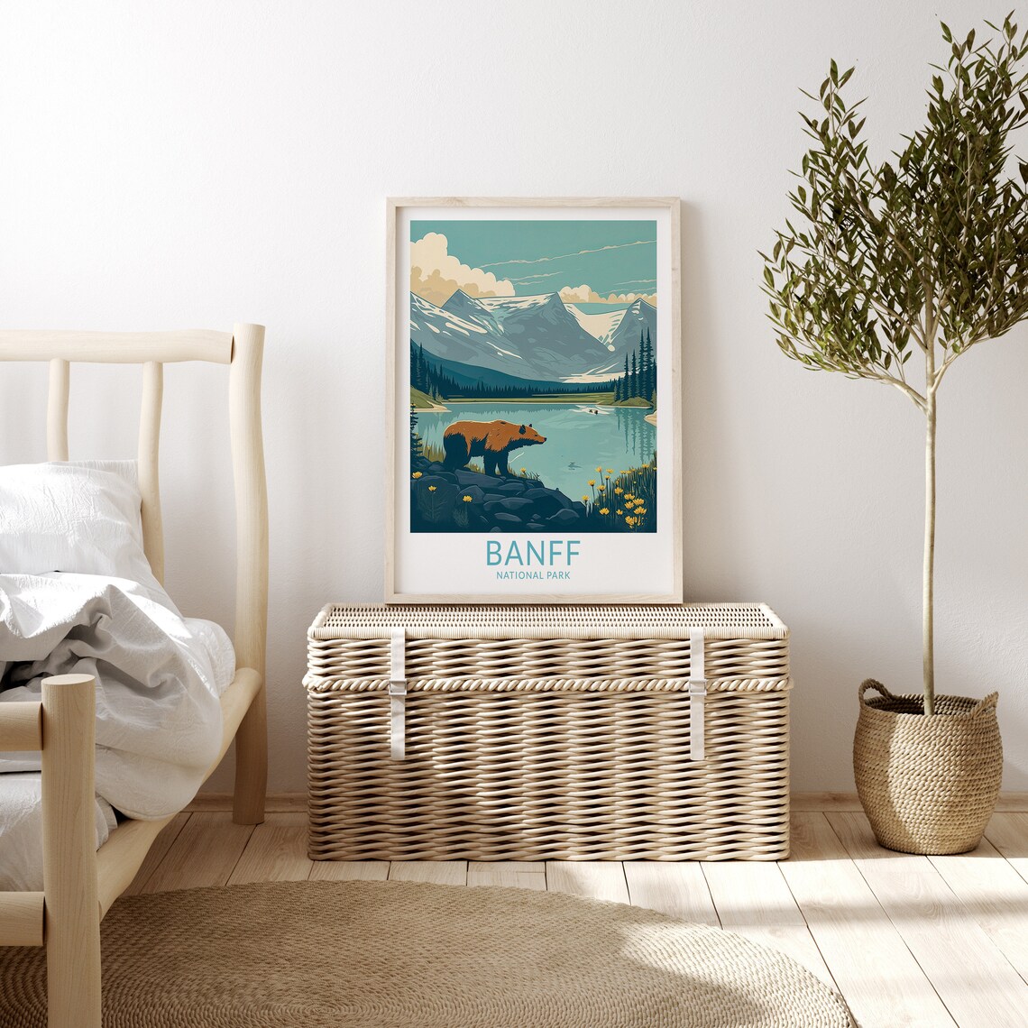 Banff National Park Canada Travel Poster - Image 3