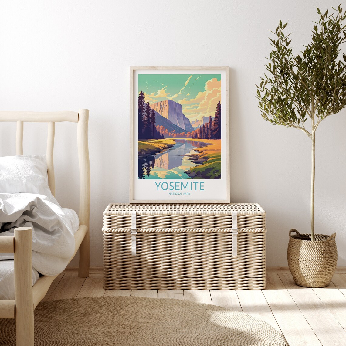 Yosemite National Park Birthday Gift Travel Poster - Image 3