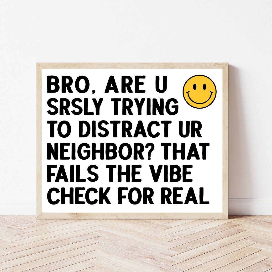 High School Math Classroom Rules Art Print