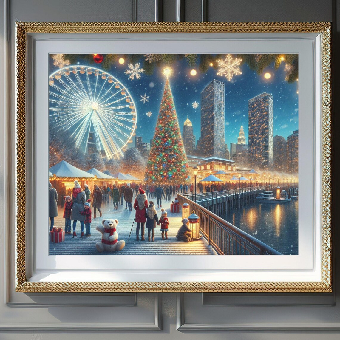 Christmas at Navy Pier Chicago, Winter Holiday Decor