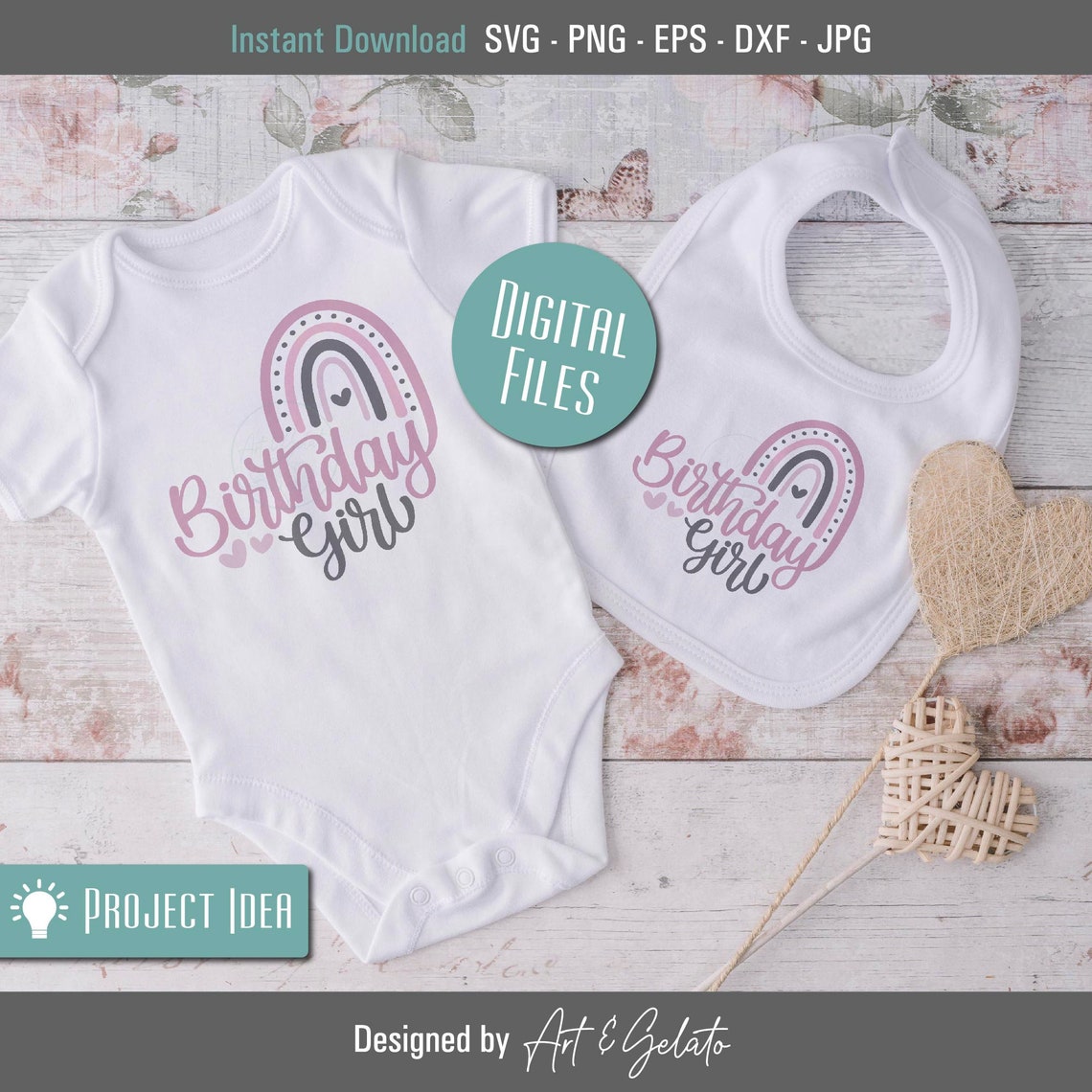 Birthday Girl Rainbow Svg Birthday Svg Girly Birthday Shirt Happy Birthday Svg Girl Birthday Party Rainbow Birthday Svg My Birthday - Image 3