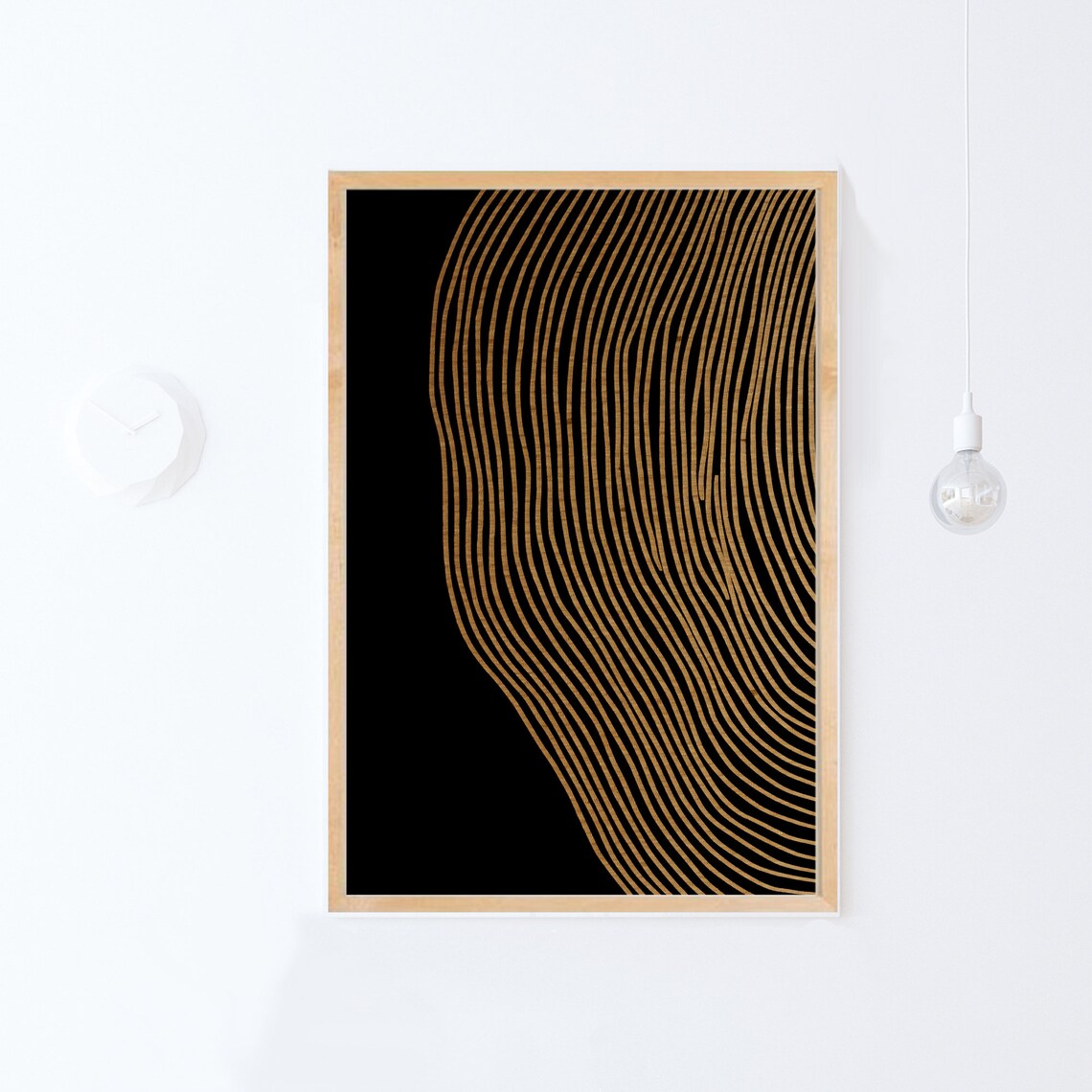 Abstract Print, Scandinavian Modern Minimalist - Image 3