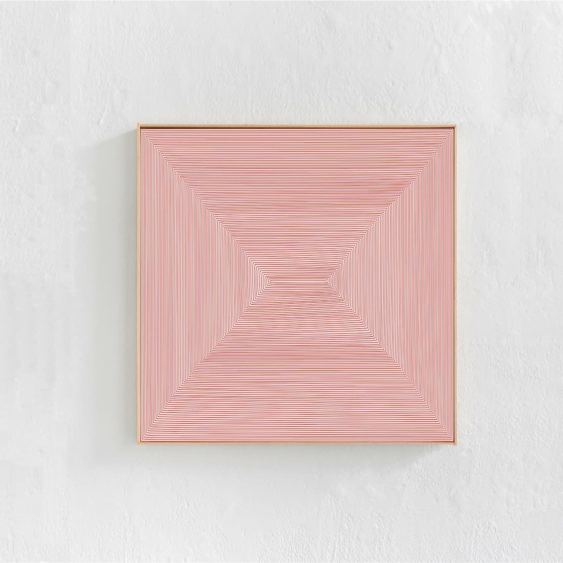 Abstract Line Art Print, Modern Red Wall Decor