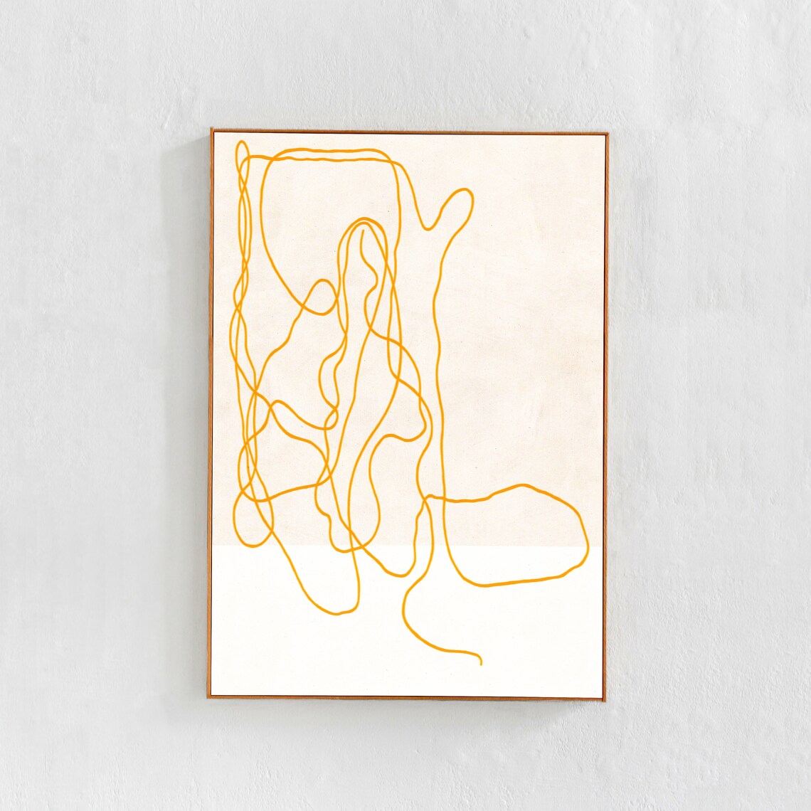 Abstract Line Drawing, Minimal Line Art Poster