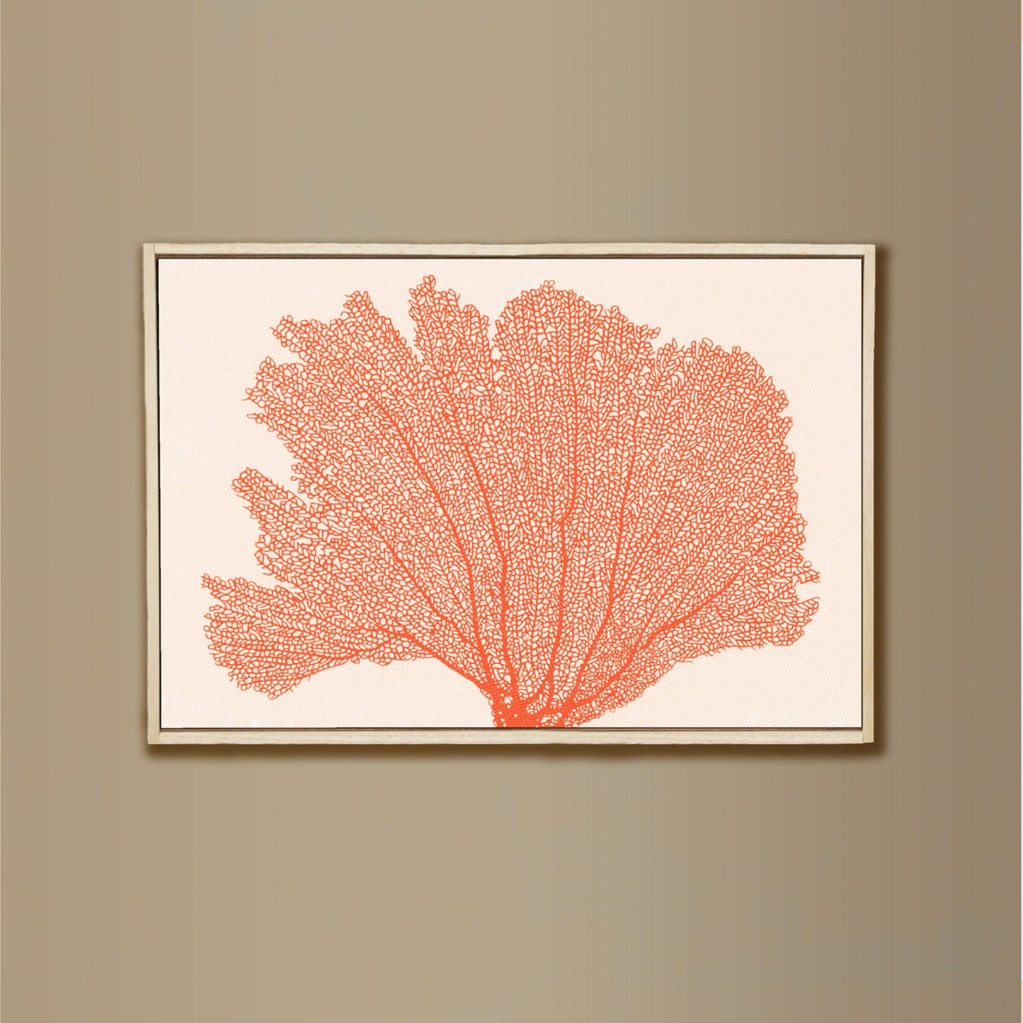 Seafan Coral Print, Coastal Wall Art - Image 3