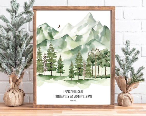 I Praise You Because I Am Fearfully and Wonderfully Made Poster