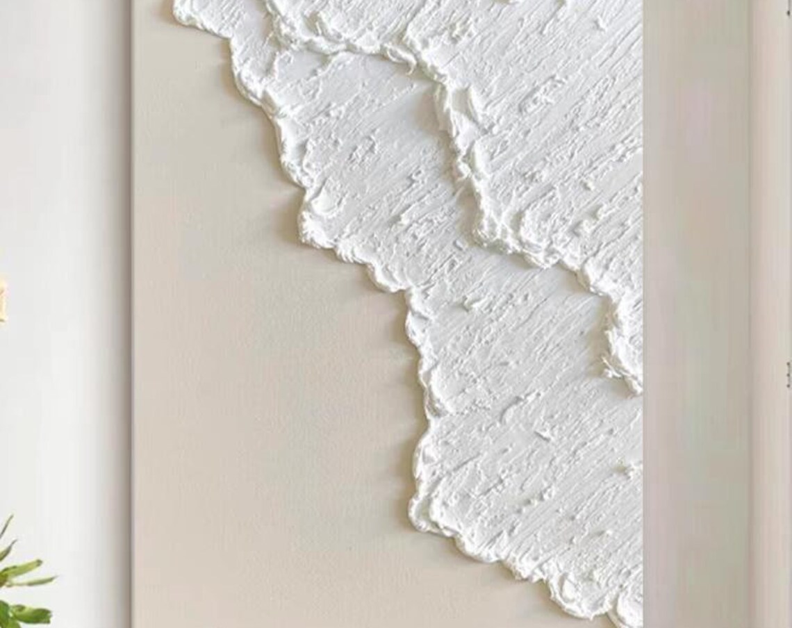 Blue Ocean Wave Abstract Seascape Wall Art for Coastal Living Room