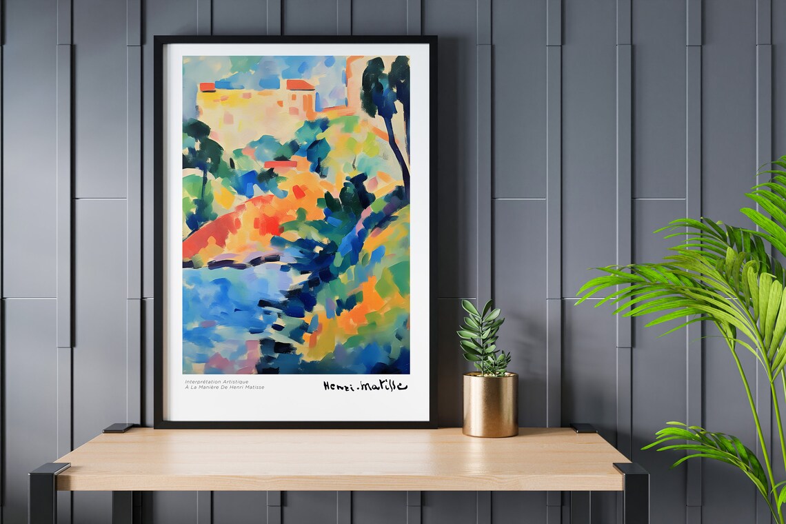 Matisse Landscape, Fauvism Exhibition Poster