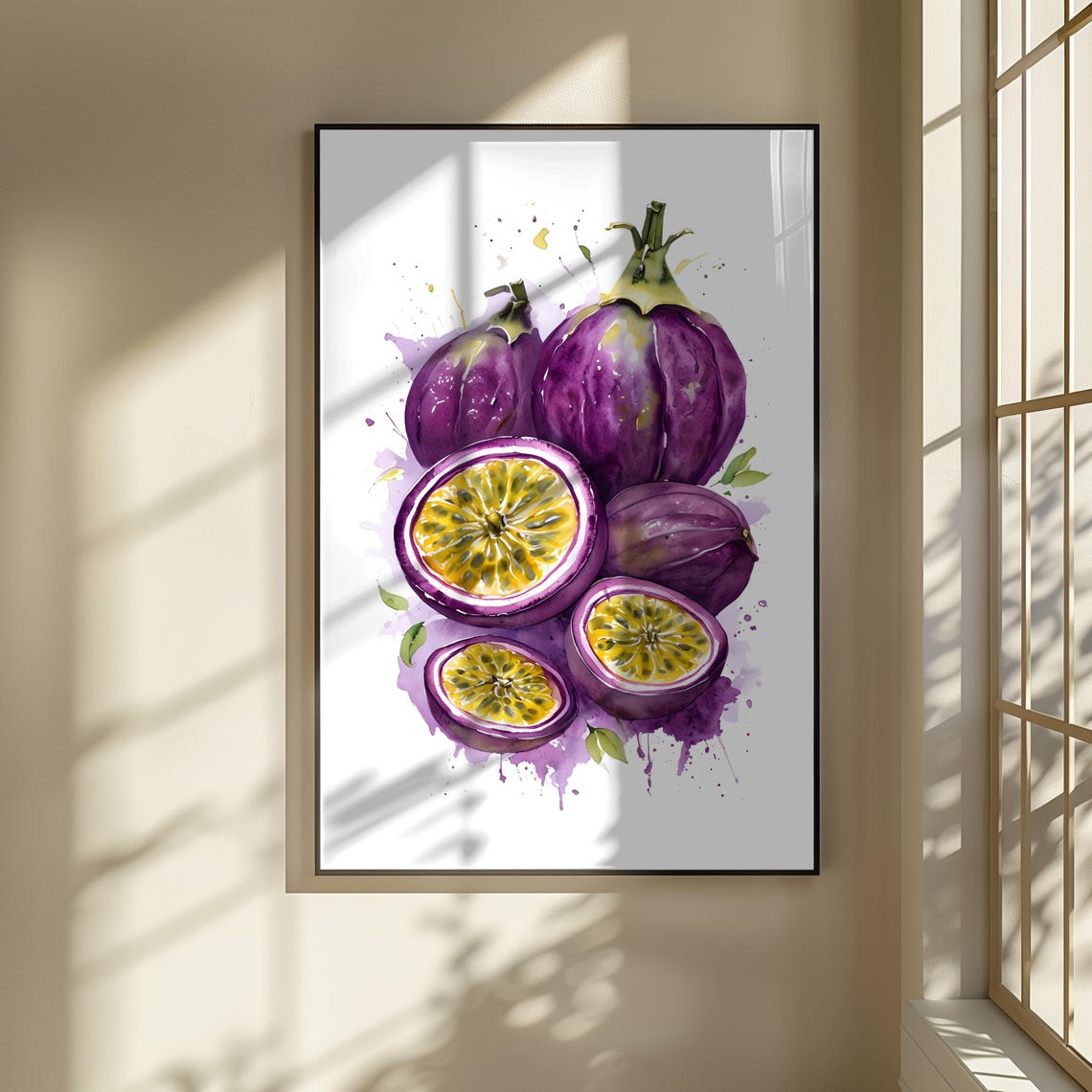 Passionfruit Art Print Unique Art Fresh Wall Art For Kitchen Dining Room Summery Fruit Poster Fruits Decor Fresh - Image 4