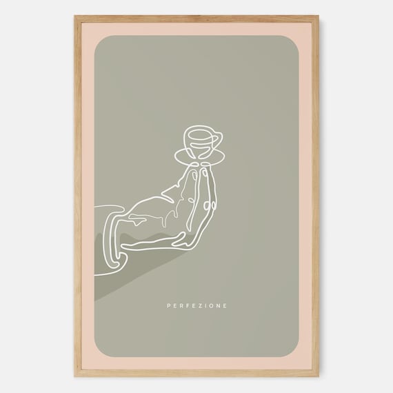 Perfezione Italian Hand Gesture Art Print