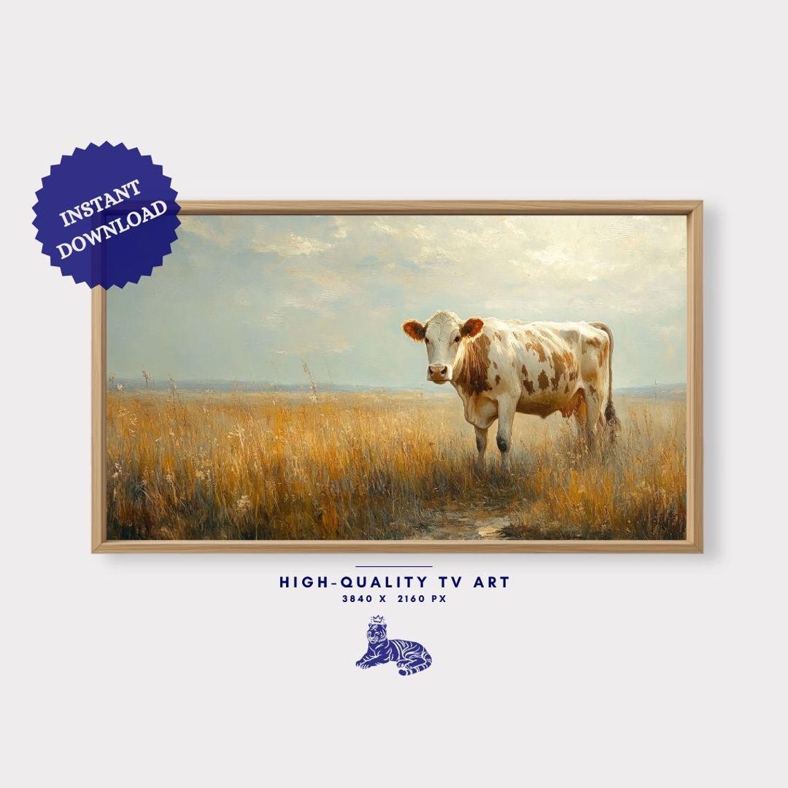 Vintage Farmhouse Oil Painting For Frame Tv Art Frame Tv Art Print Art For Frame Tv 169 - Image 3