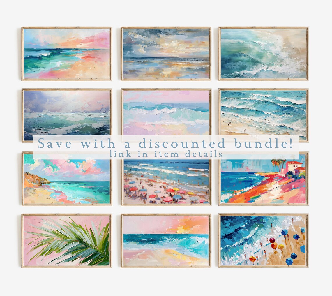 Tropical Palm Leaf Painting, Colorful Summer Art Print - Image 3