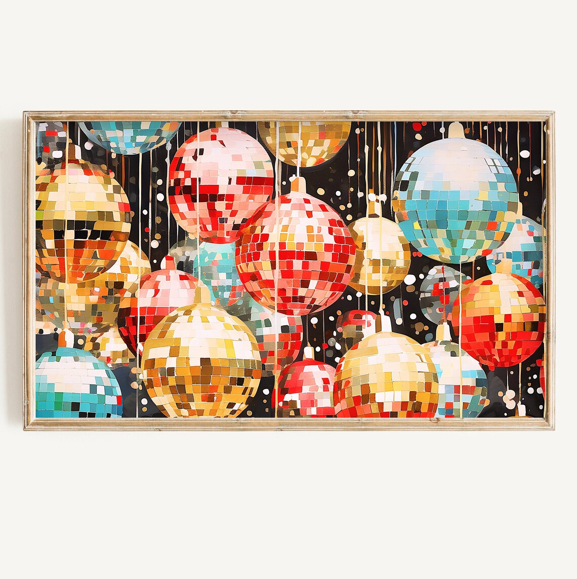 Disco Ball New Year's Eve Party Art Print