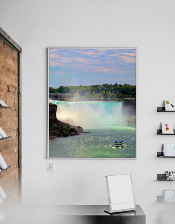 Niagara Falls Boat Tour Horseshoe Falls Mist Turquoise Photo Poster