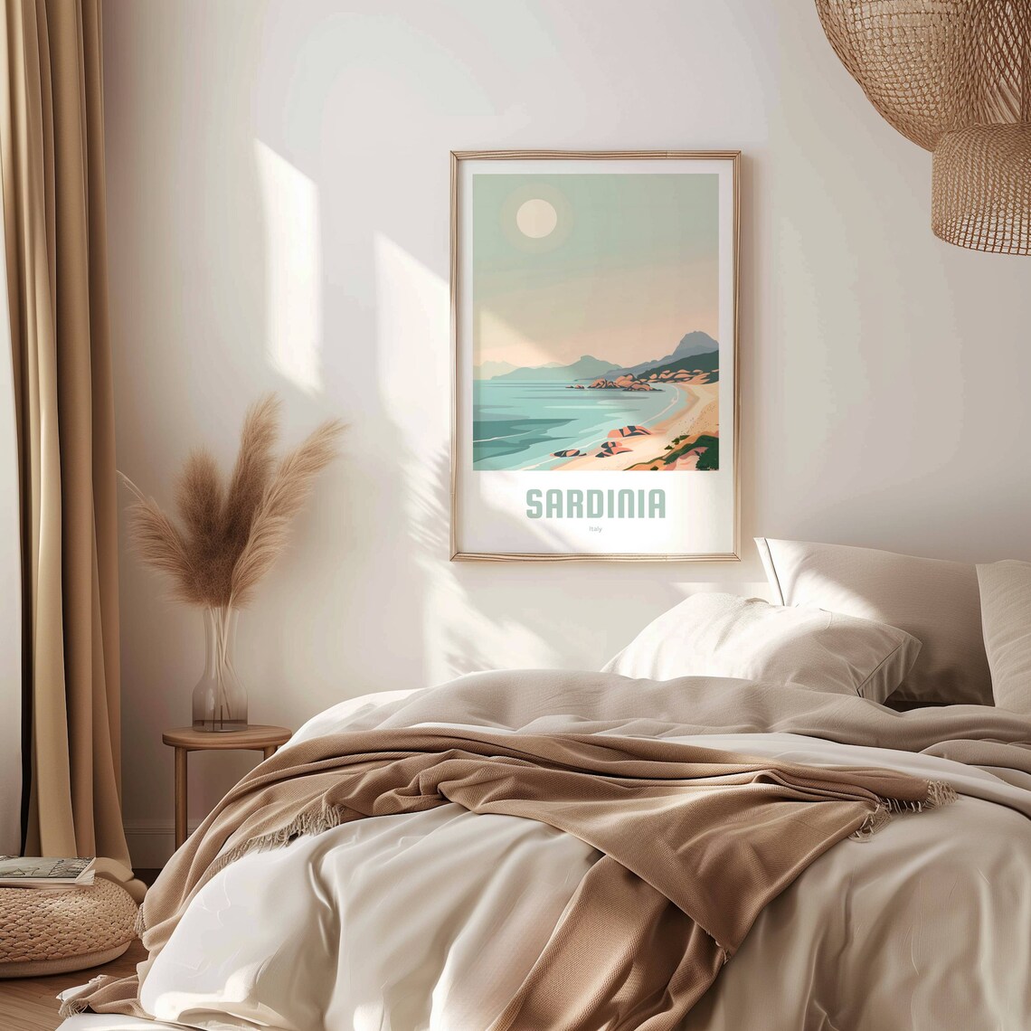 Sardinia Vintage Travel Poster, Retro Wall Art - Image 3