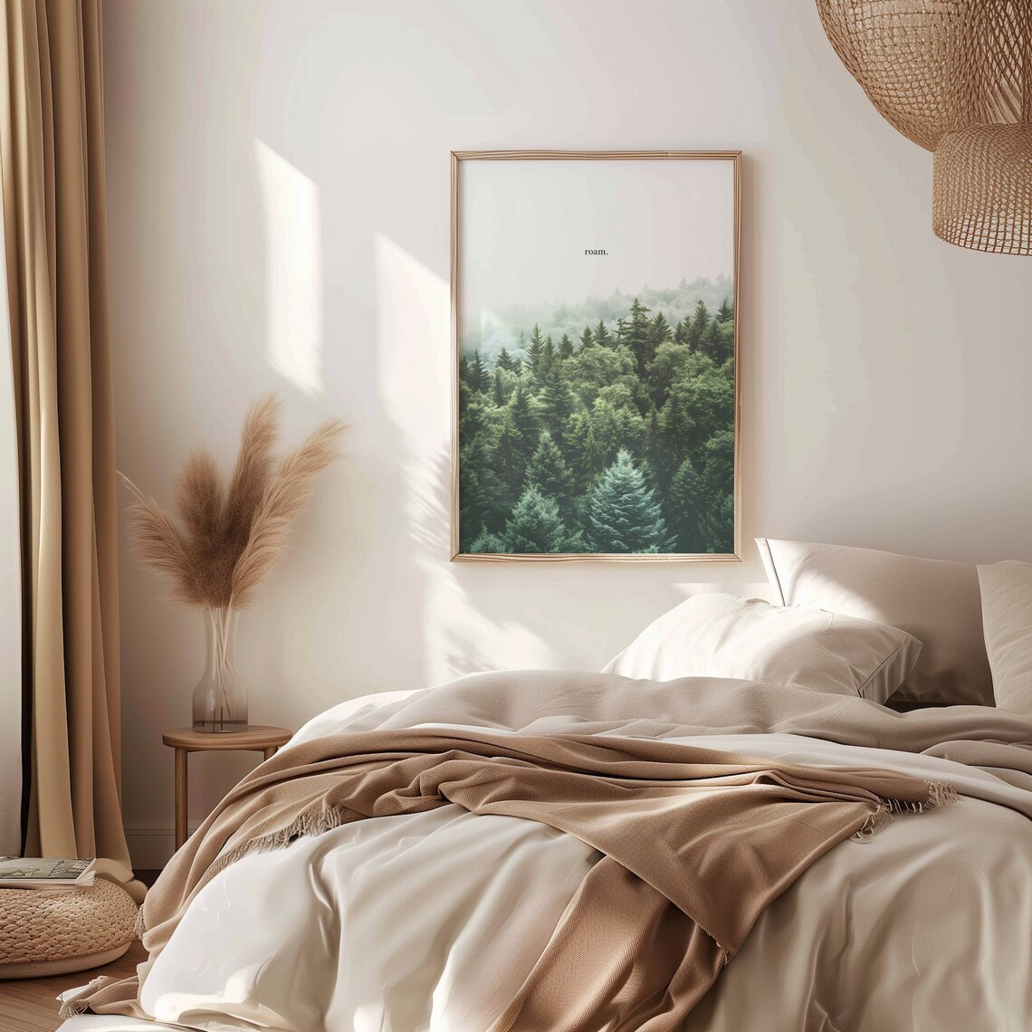 Forest Wanderlust Travel Poster, Minimalist Nature Scene - Image 2