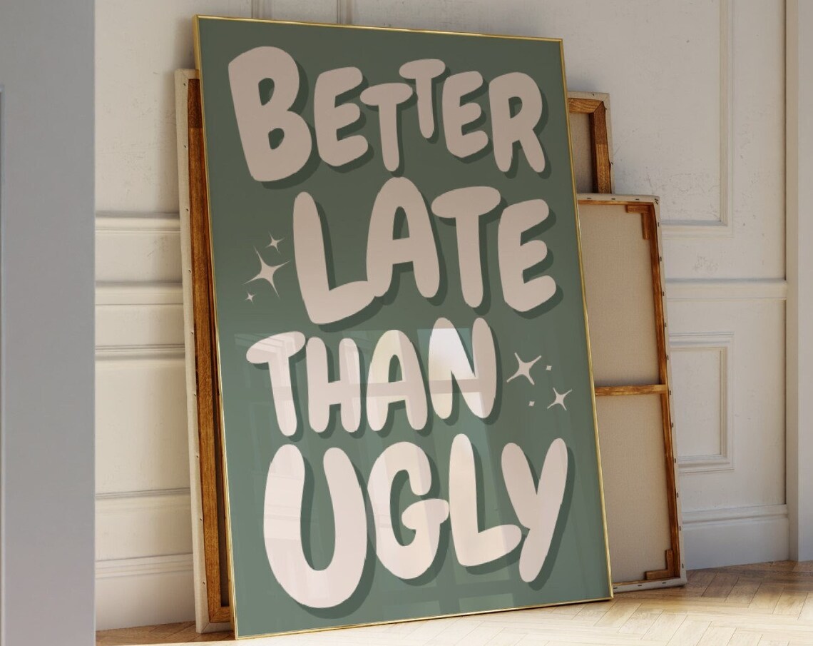 Better Late Than Ugly Retro Disco Wall Art - Image 4