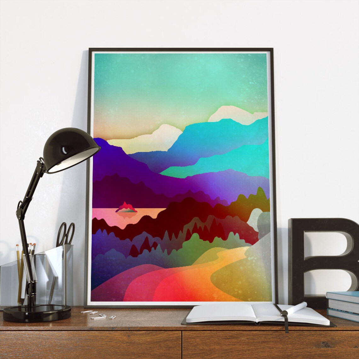 Landscape Print Mountain Print - Image 2