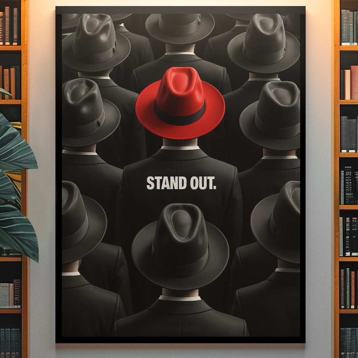Stand Out, Motivational Minimalist Office Decor - Image 3