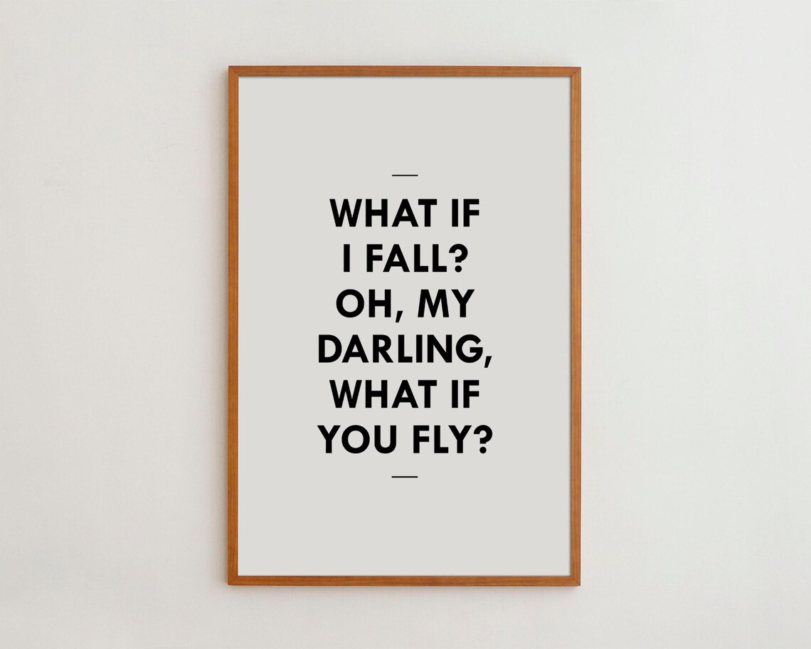 Love Quote Typography Art Print, Minimalist Decor