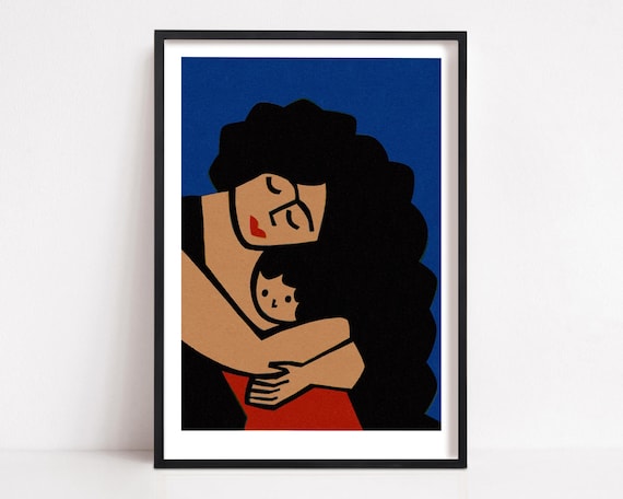 Mother And Baby Love and Family Art Print