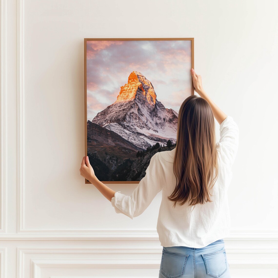 Matterhorn Zermatt Swiss Alps Mountain Art Print - Image 3