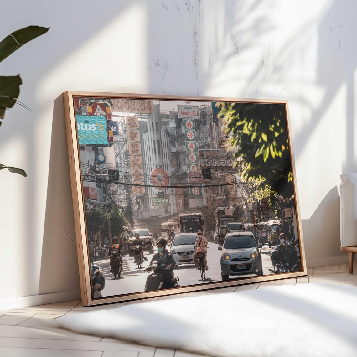 Bangkok Street Scene Photography Cityscape Print Thailand Travel Art Chinatown Wall Art Southeast Asia Decor Gift For Travelers - Image 3