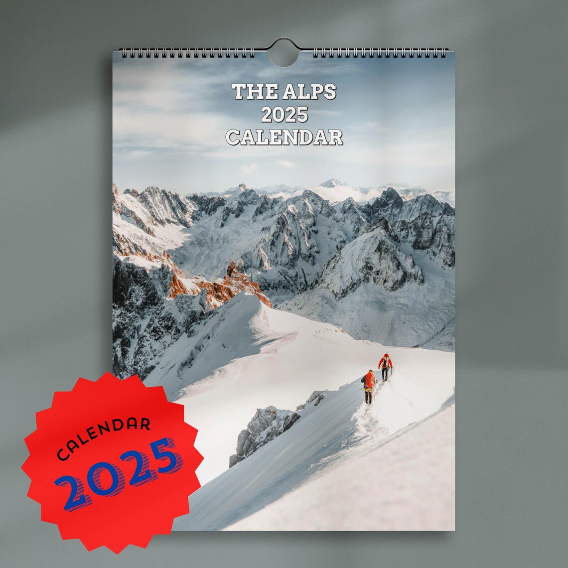 The Alps 2025 Landscape Photography Wall Planner