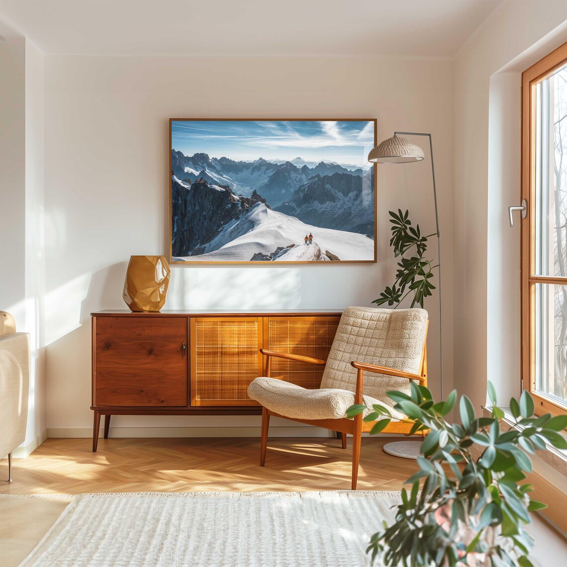 Aiguille Du Midi Chamonix Mountain Art Print - Image 5