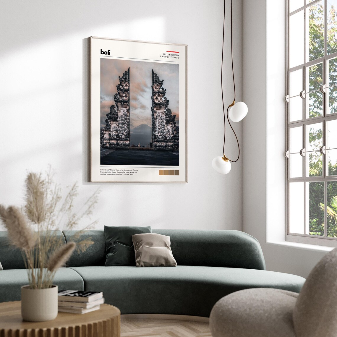 Bali Gates of Heaven Lempuyang Temple Mount Agung Indonesia Poster - Image 4