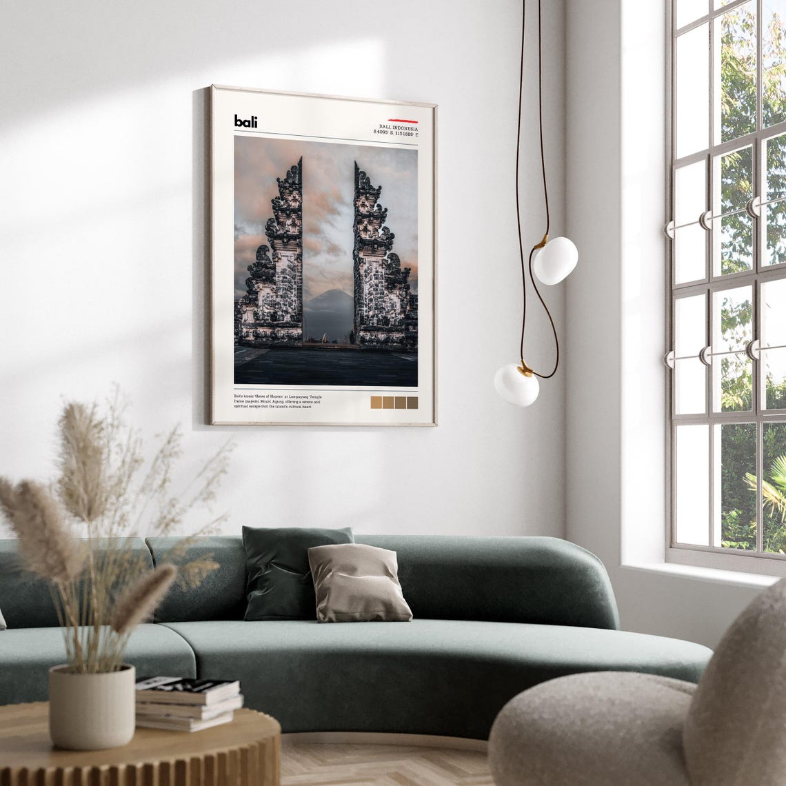 Bali Gates Of Heaven Print Lempuyang Temple Wall Art Indonesian Travel Poster Spiritual Landscape Decor Modern Photography Bali Gifts - Image 4