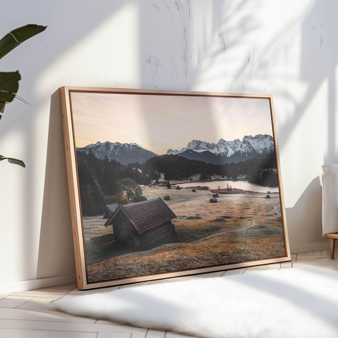 Geroldsee Sunrise, Bavarian Alps Landscape Art Print - Image 3