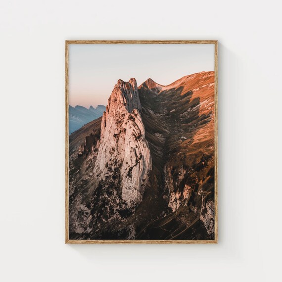 Saxer Lucke Appenzell Swiss Alps Switzerland Landscape Photography Wall Print Nature Decor Art For New Home Gift Idea