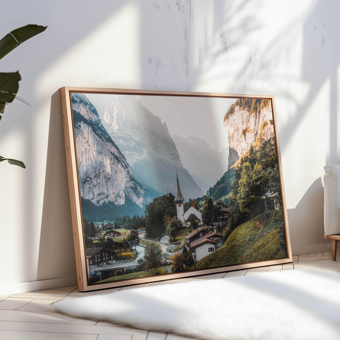 Lauterbrunnen Swiss Alps Mountain Art Print - Image 3