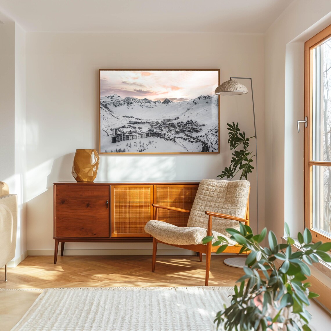 Tignes Val Disere French Alps Mountain Photo Art Print - Image 5