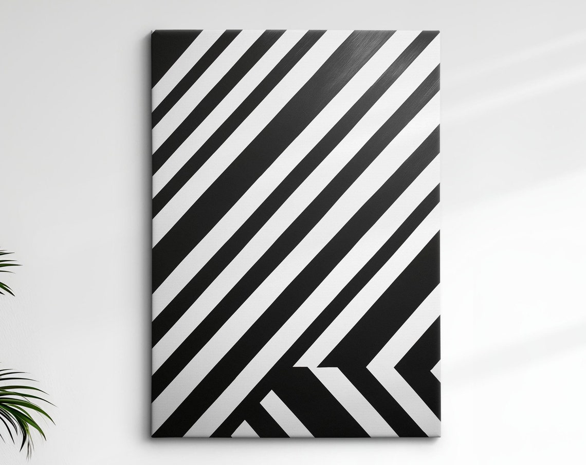 Abstract Minimalist Art Vibrant Modern Wall Decor Contemporary Art Print For Home And Office Bold And Eye Catching Design