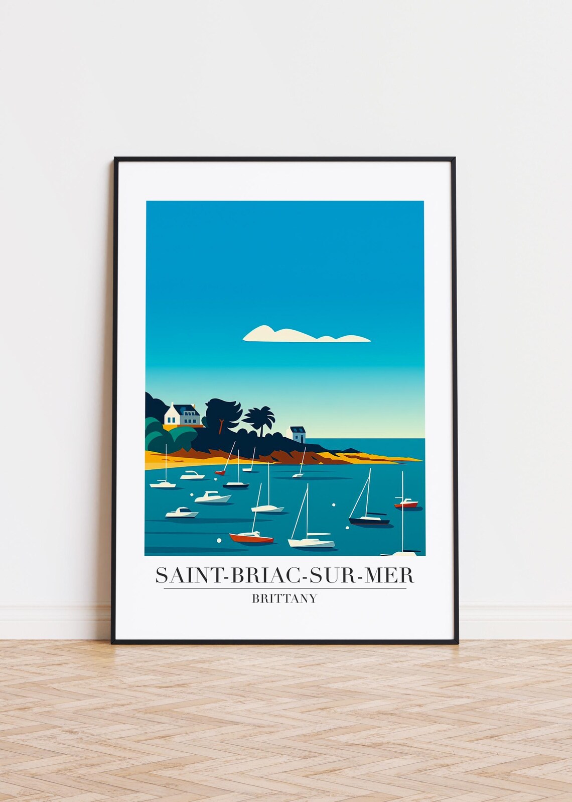 Saint-Briac-Sur-Mer France Travel Poster