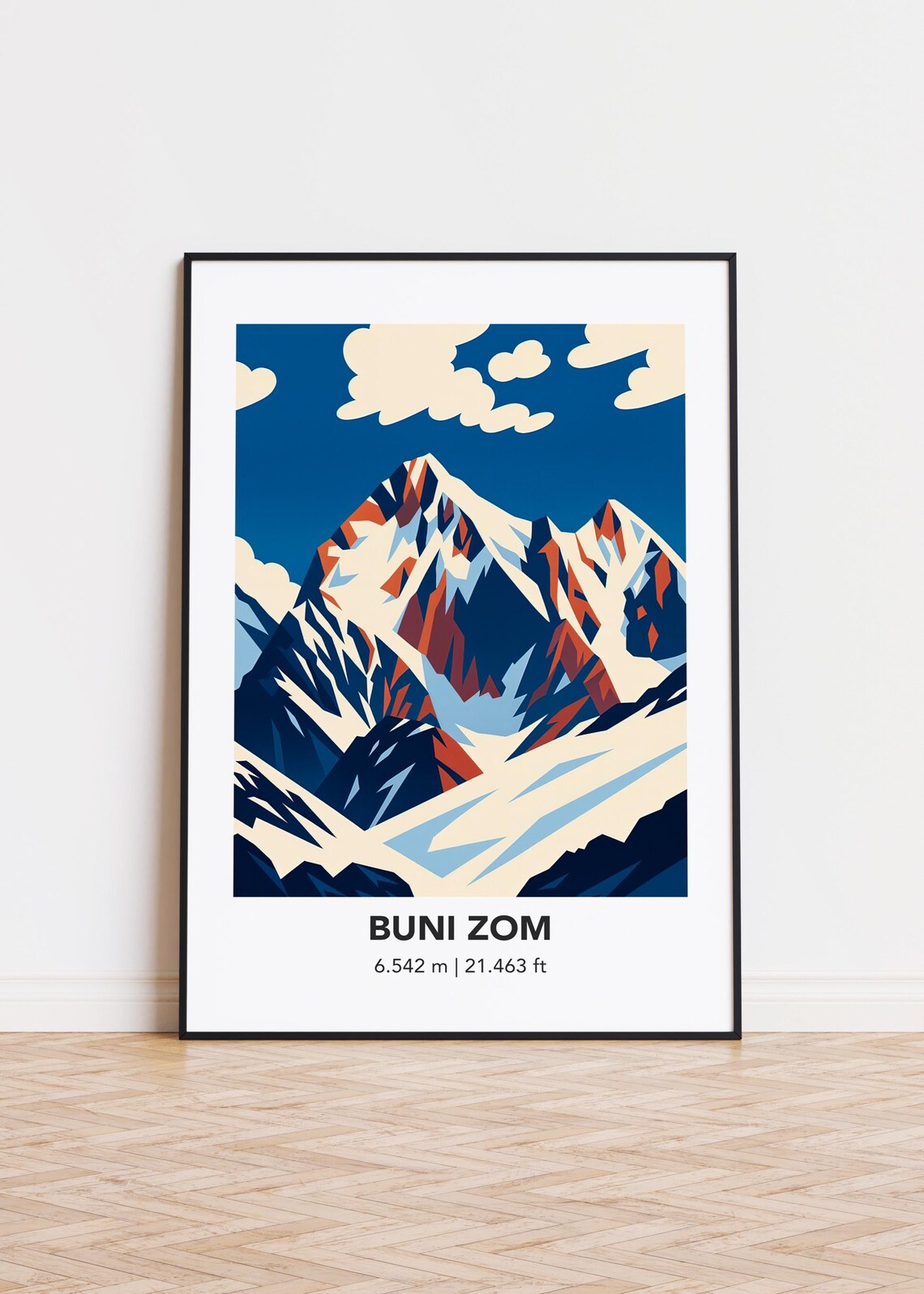 Buni Zom Poster City Skyline Art Print