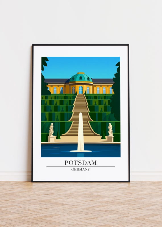Potsdam Germany Poster City Skyline Art Print